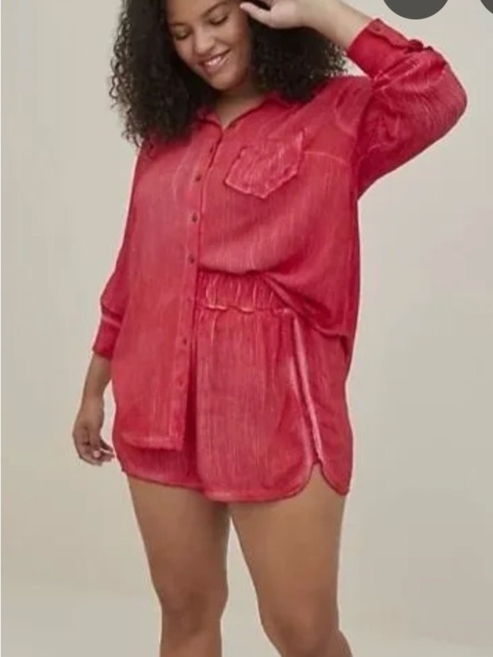 Torrid • gauze cover-up shorts